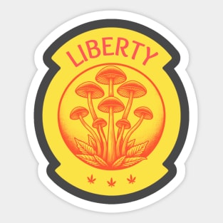 Liberty Caps - Magic Mushrooms Sticker